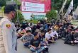 Balap Liar di Makassar saat PSBB, 49 Remaja Diamankan dan Disanksi