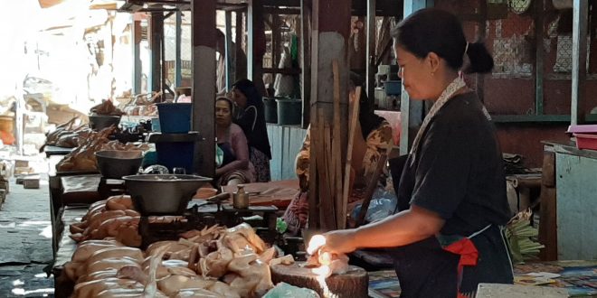 Pandemi Corona dan Jelang Lebaran, Harga Daging Ayam dan Sayur Mayur Naik di Pasar Tradisional Kota Probolinggo