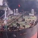 Kapal Tanker Terbakar di Pelabuhan Belawan Medan, Asap Pekat Membumbung