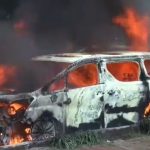 Mobil Alphard Terbakar di Pondok Indah, Diduga Korsleting Listrik