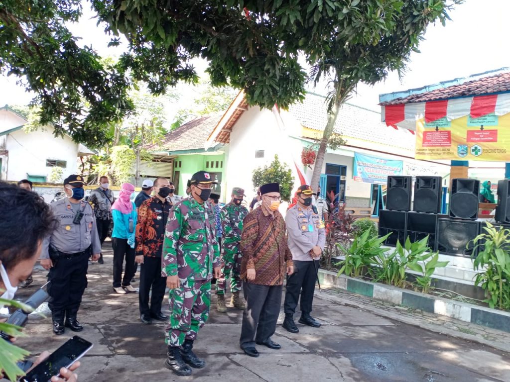 Persiapan New Normal Terus Launching Kampung Tangguh di Kecamatan Tongas Kabupaten Probolinggo
