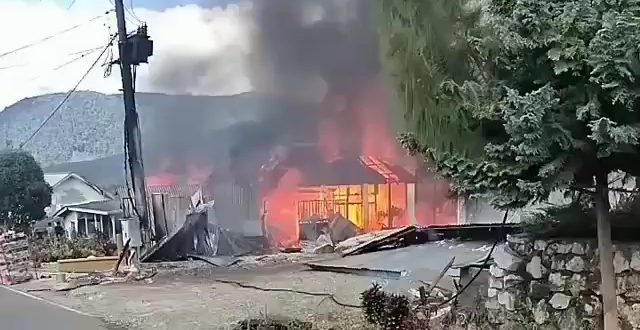 Kebakaran di Jagong Jeget Aceh Hanguskan 3 Rumah dan 1 Gudang