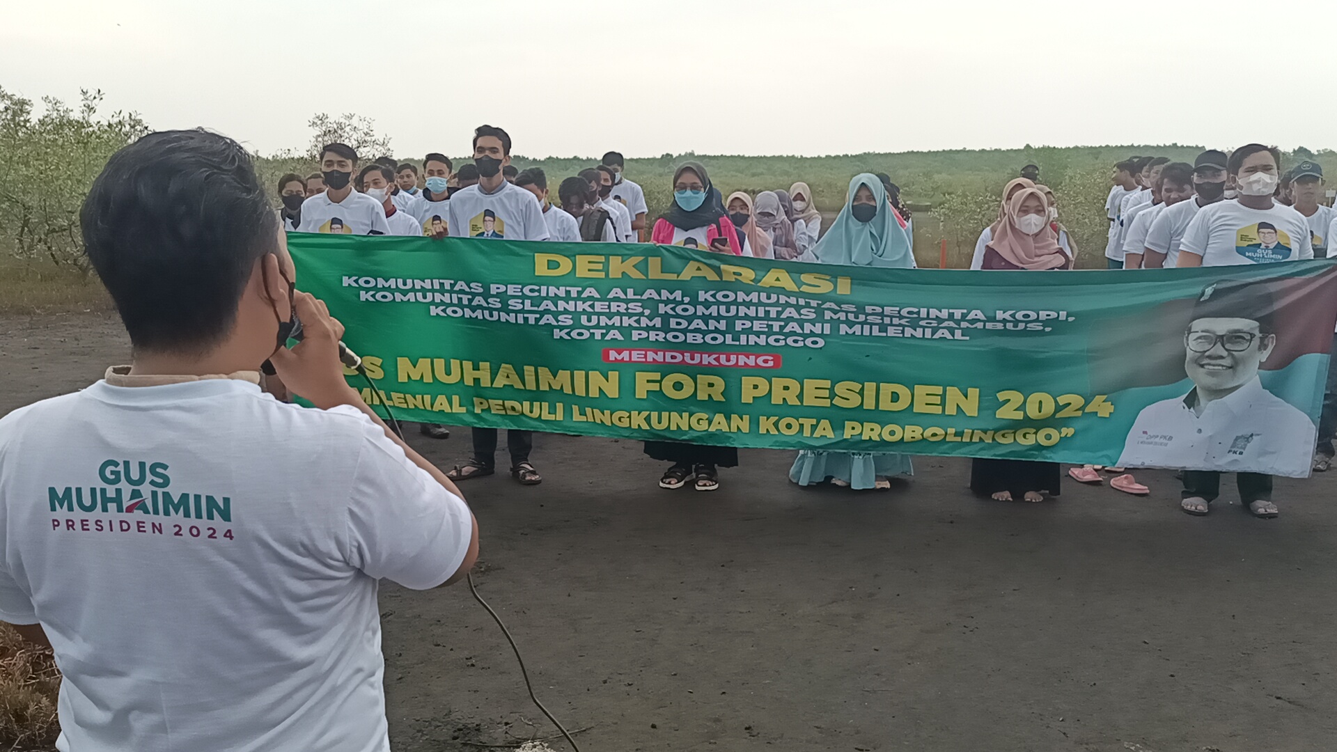 Sejumlah Komunitas di Kota Probolinggo Deklarasi Dukung Muhaimin Iskandar Capres 2024