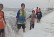 Banjir Rob di Pantai Sari Pekalongan, Sejumlah Pemukiman Warga Tergenang Air Laut