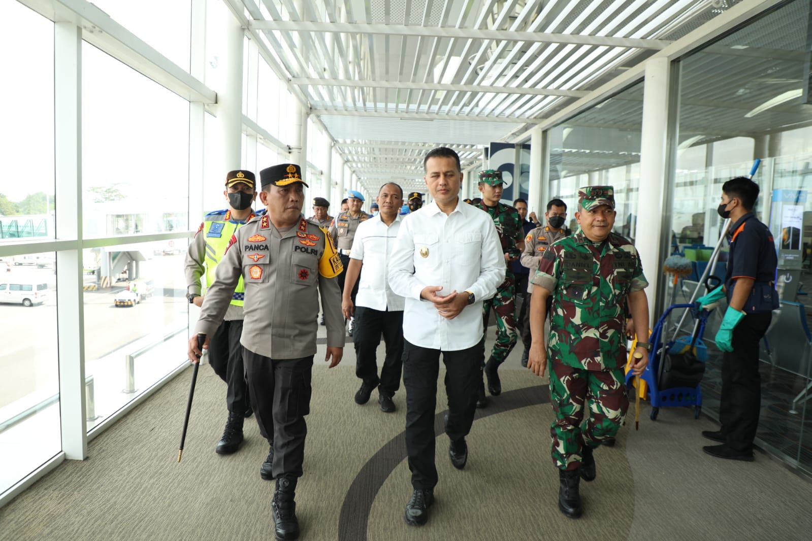 Jelang Nataru, Pengamanan Bandara Kualanamo Diperketat