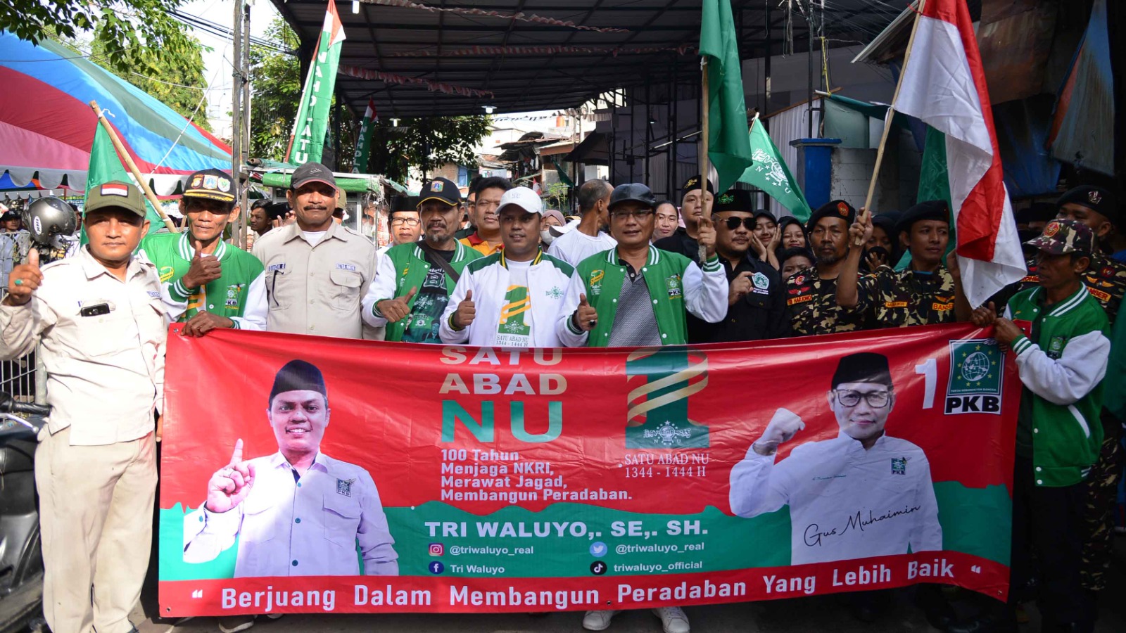 Ribuan Warga Lintas Agama NU, Ikuti Jalan Sehat di Penjaringan Jakarta Utara