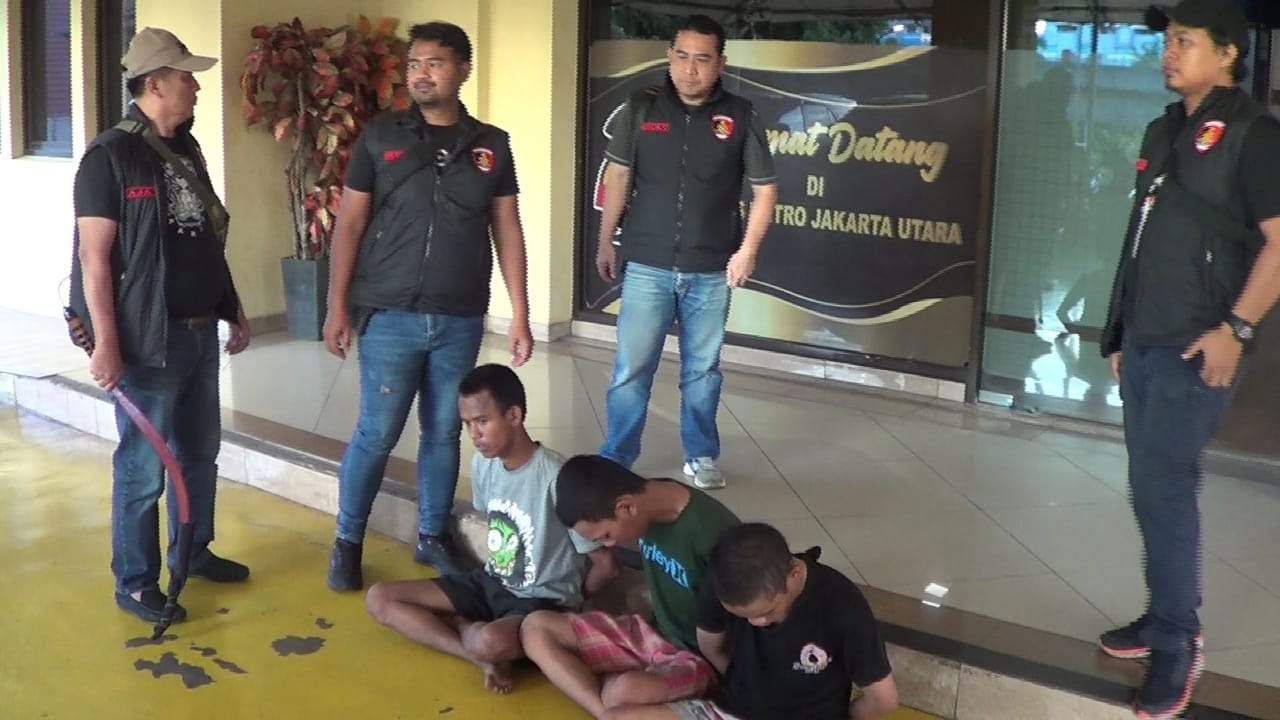 Komplotan Arit Merah, Tiga Pelaku Begal Sadis Ditangkap  