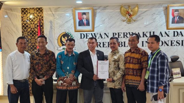 Kelompok Tani Kampung Pendowo Asri Lampung Serahkan Aspirasi Ke Komite II DPD RI