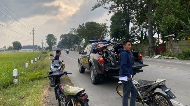 Balap Liar Saat Ngabuburit, Polsek Paiton Probolinggo Amankan 4 Motor