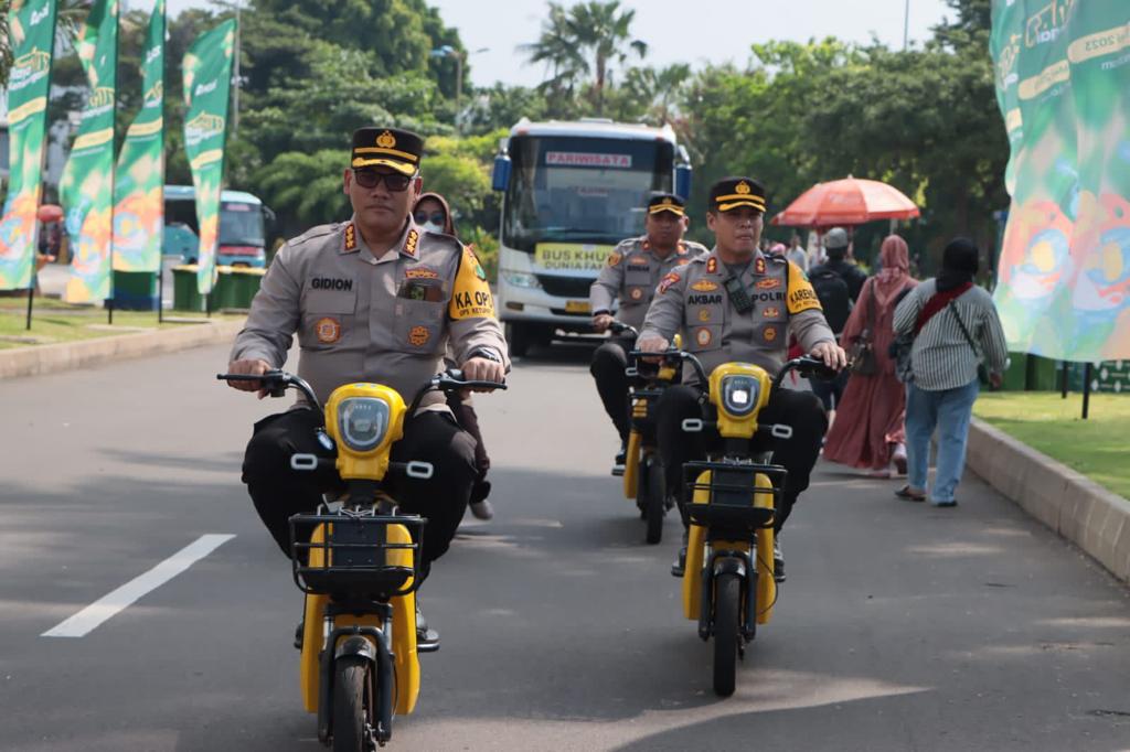 Kapolres Metro Jakarta Utara Cek Pos Pelayanan Lebaran di Ancol