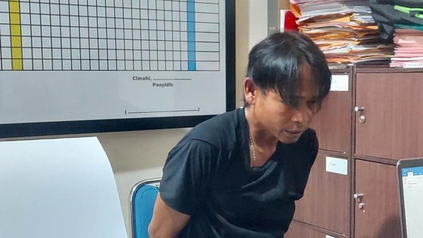 Penganiaya Pemotor Hingga Kejang-kejang di Cimahi Ditangkap di Cianjur. (foto: istimewa)