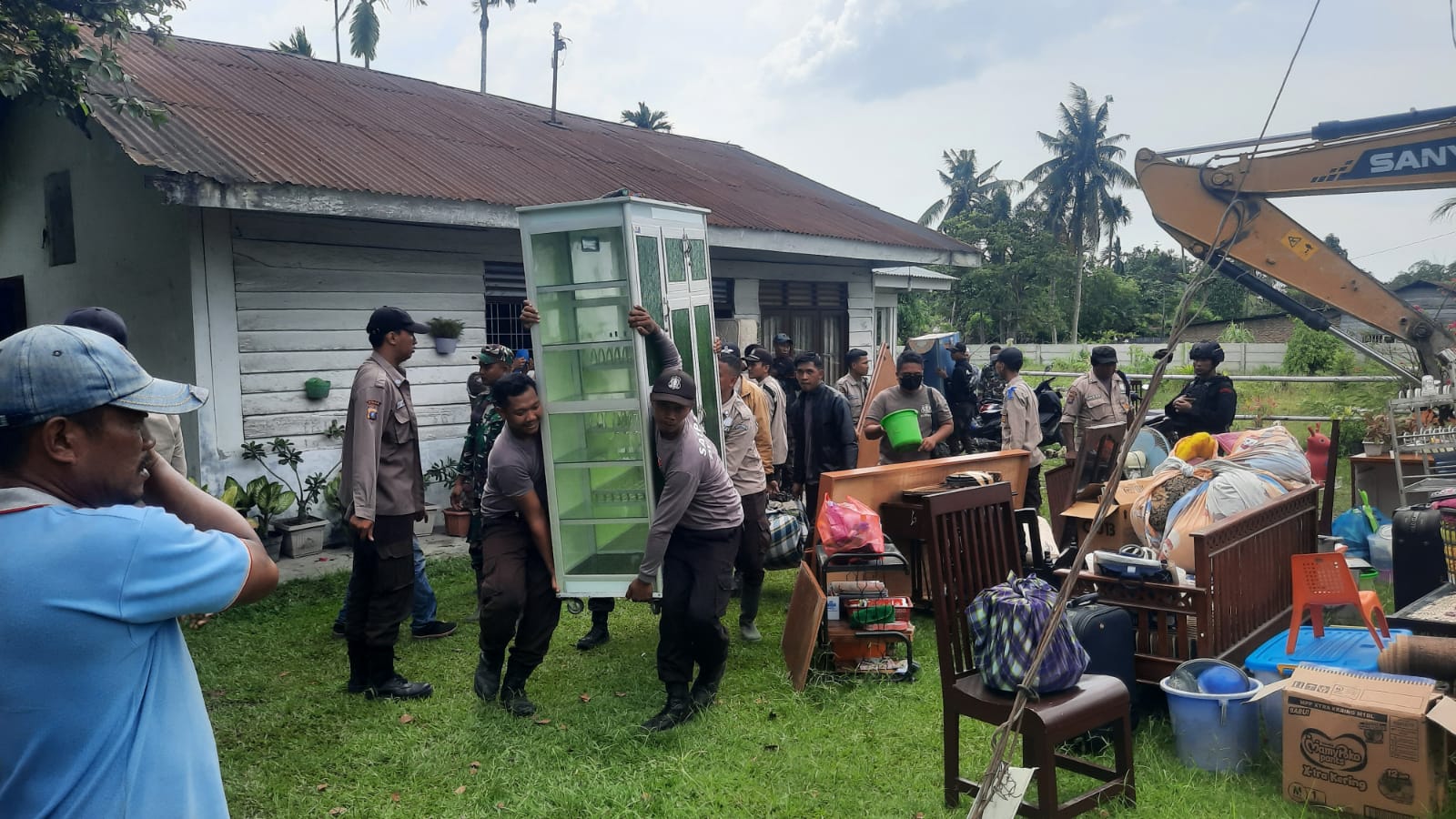 Pembersihan Areal HGU Sampali Berjalan Kondusif