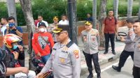 Kepolisian Lepas Buruh Jakarta Utara Demo May Day 2023 ke Patung Kuda