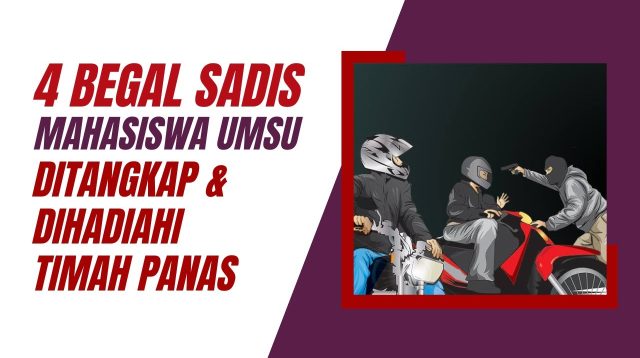 4 Begal Sadis Mahasiswa UMSU Dihadiahi Timah Panas