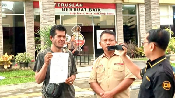 Ketua DPD SPRI Sumut Burju Simatupang Lakukan Pendampingan Driver Ojol Korban Penipuan dan Penggelapan