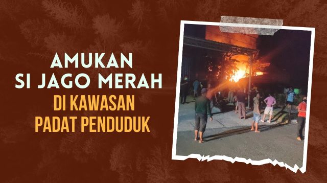 Kebakaran Rumah di Pemukiman Padat Penduduk, Kerugian Ratusan Juta Rupiah