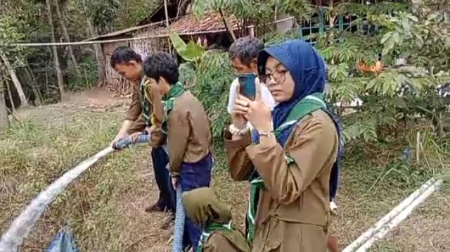 SMK Muhammadiyah 1 Ajibarang Bantu Warga Atasi Krisis Air Bersih 