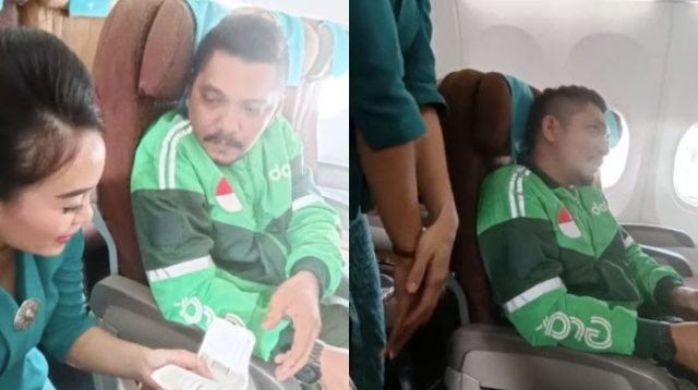 Pramugari Heran, Driver Ojol Naik Pesawat Garuda dari Medan ke Jogja Ngaku Dapat Orderan Bakpia