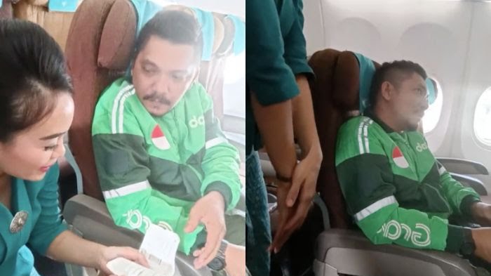 Pramugari Heran, Driver Ojol Naik Pesawat Garuda dari Medan ke Jogja Ngaku Dapat Orderan Bakpia