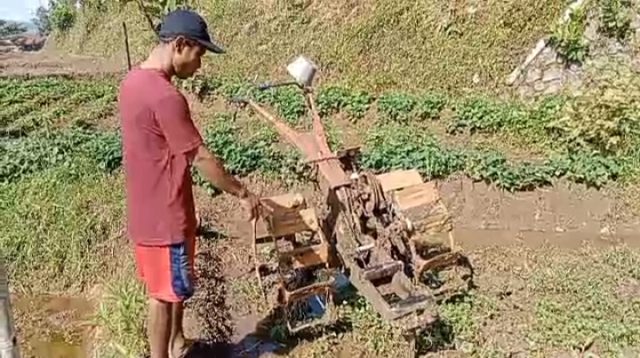 Pencurian Mesin Traktor Marak Terjadi, Pelaku Tinggalkan Komponen Lain di Sawah