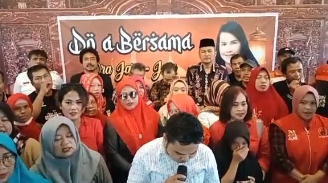 Raih Suara Terbanyak, Caleg PDI-P Shanty Alda Nathalia dan Relawan Gelar Tasyakuran 