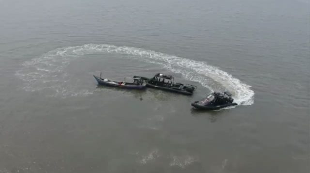 Menggunakan Drone, Polairud Poldasu Tangkap Kurir Narkoba di Laut, 2 Kg Sabu Diamankan