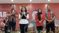 Deklarasi Dukungan Cagub dan Cawagub Jateng Andika Perkasa - Hendrar Perhadi Disambut Kesenian Barongsai