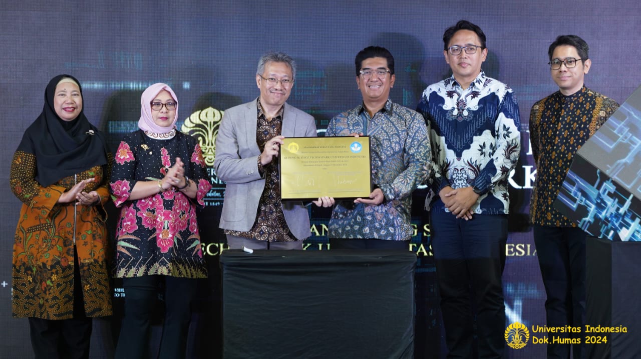 Peresmian Gedung Science Techno Park UI Resmi Jadi Pusat Sains dan Teknologi Nasional.