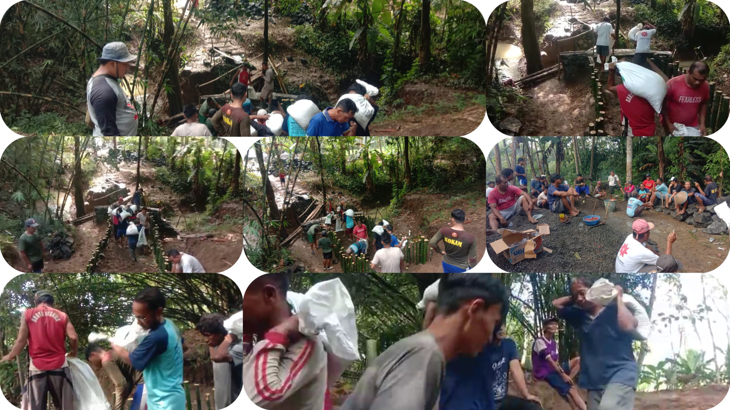 Menghadapi Musim Panen dan Hujan, Warga Gotong-Royong Perbaiki Akses Jalan Usaha Tani