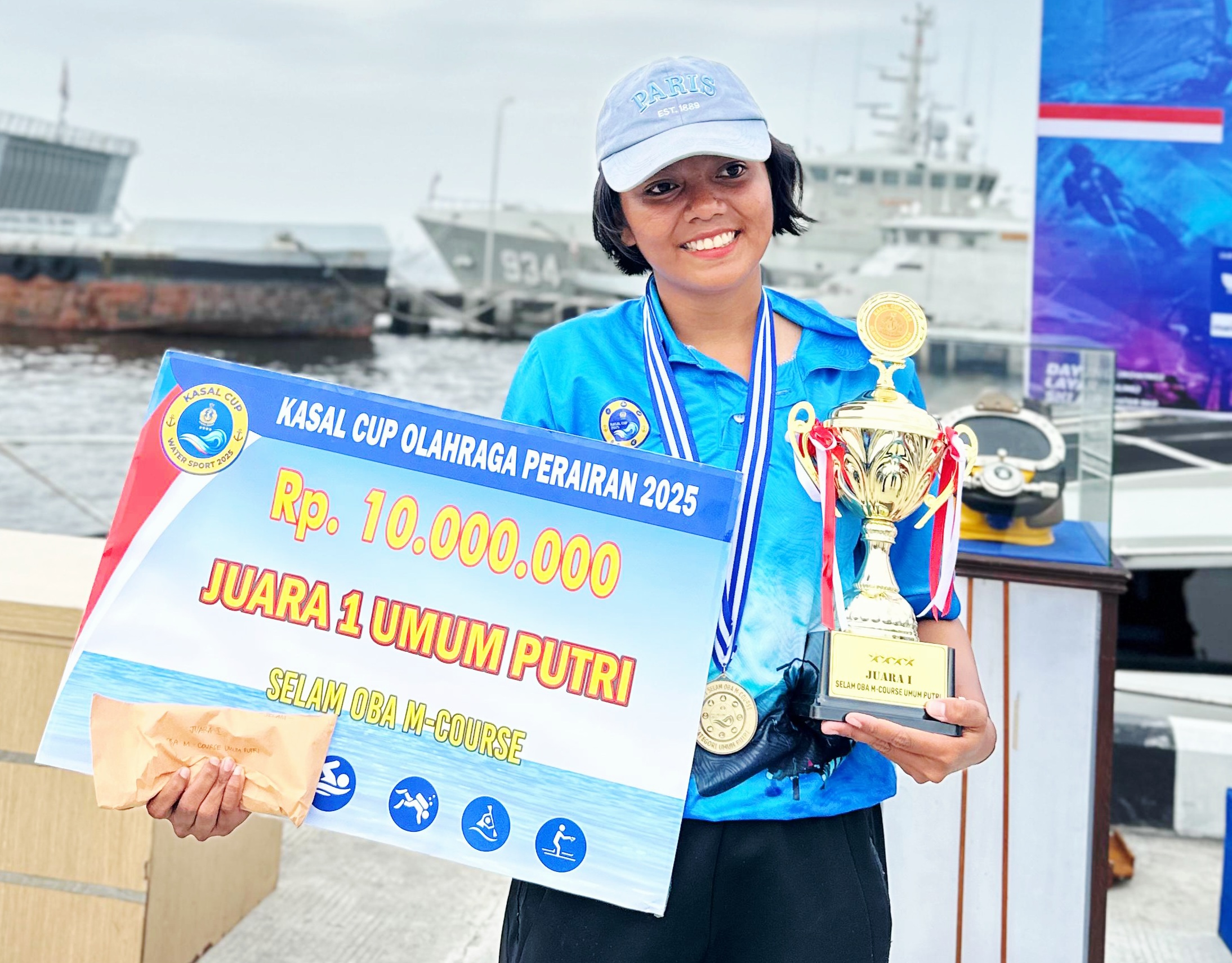 Kasal Cup 2025, Luar Biasa Prestasi Lantamal VI Sabet Juara I di Kejuaraan Nasional Selam OBA