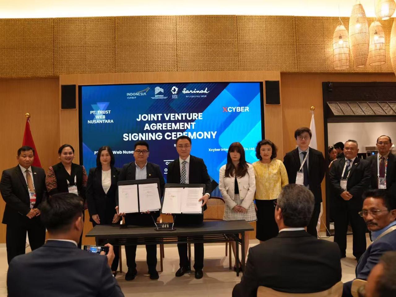 PT Trust Web Nusantara dan Xcyber International Tandatangani Joint Venture Agreement di Osaka, Dorong Kedaulatan Digital Indonesia